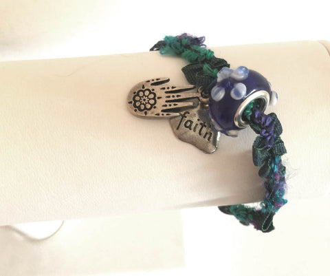 Blue Faith Bracelet