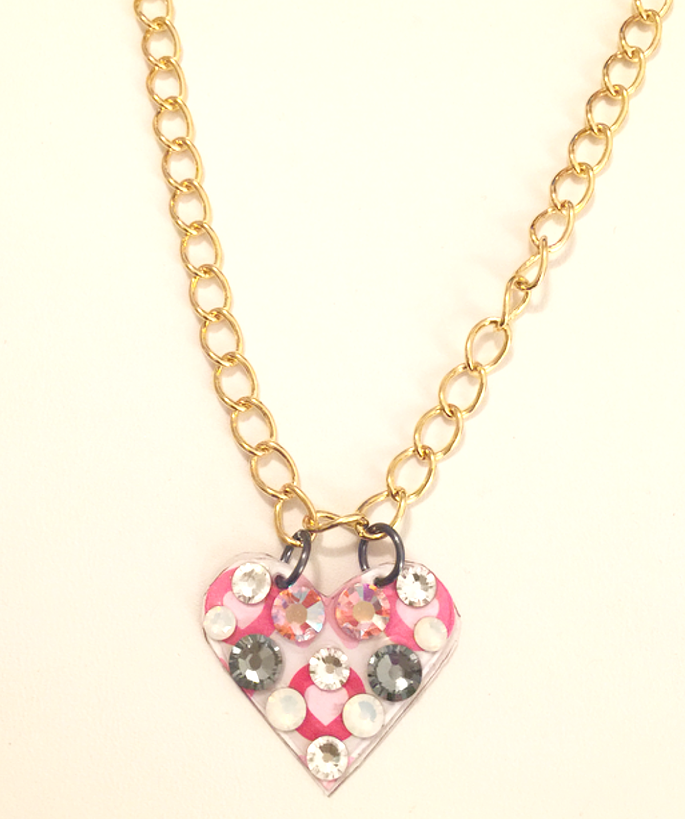 Cartoon Heart Pendant