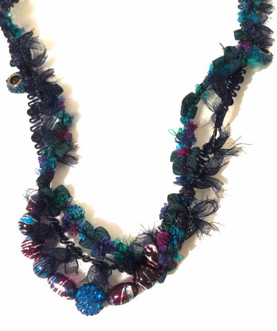 Cobalt Flash Necklace