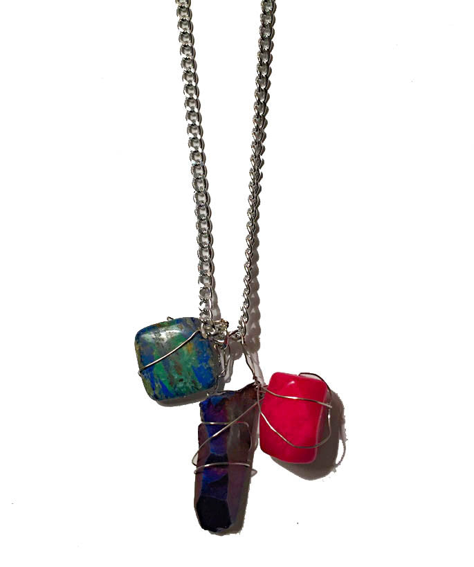 Colorblock Rock Pendant