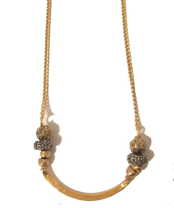 Gold Arc Necklace