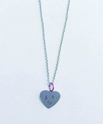 LA Inspired Heart Design Pendant