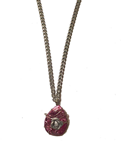 Lavender Modern Rose Pendant