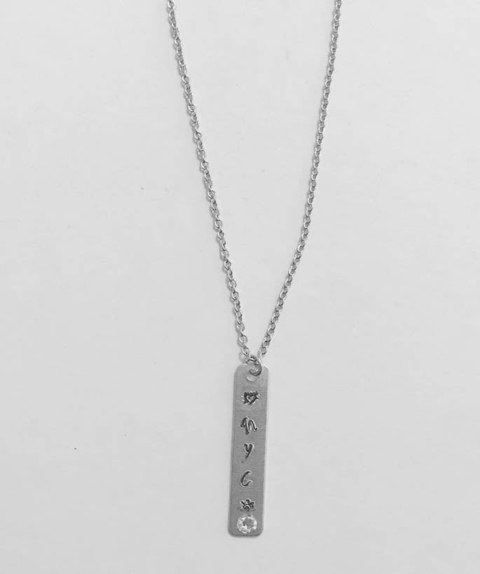 NYC Inspired Swarovski Crystal Pendant Necklace