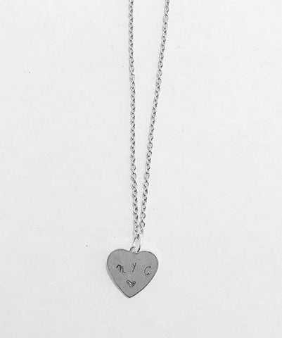 NYC Inspired Heart Design Pendant