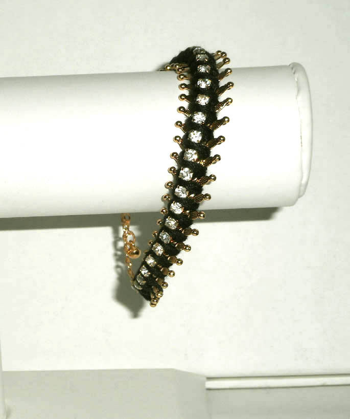 Black Jewel Burst Bracelet