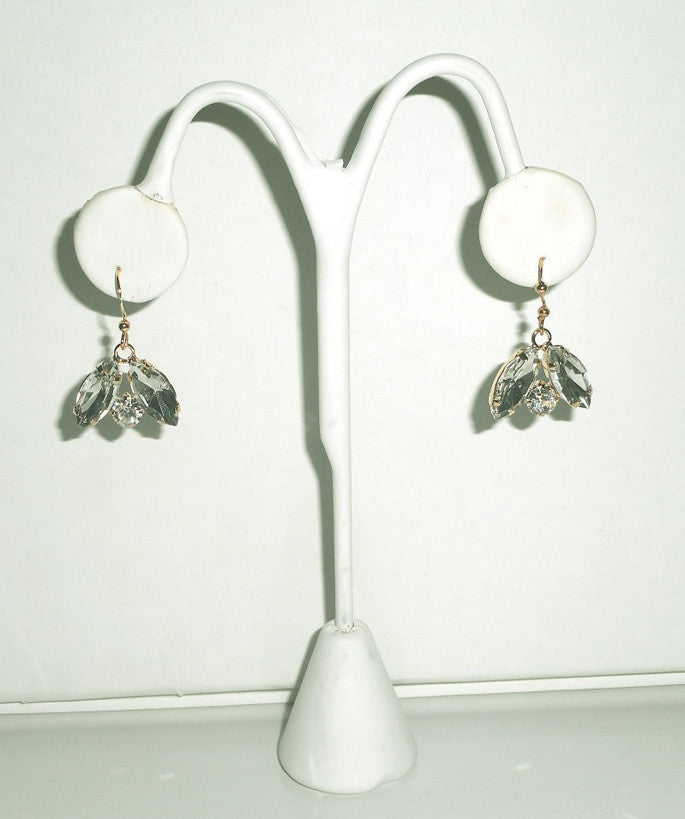 Flower Rhinestone Earrings