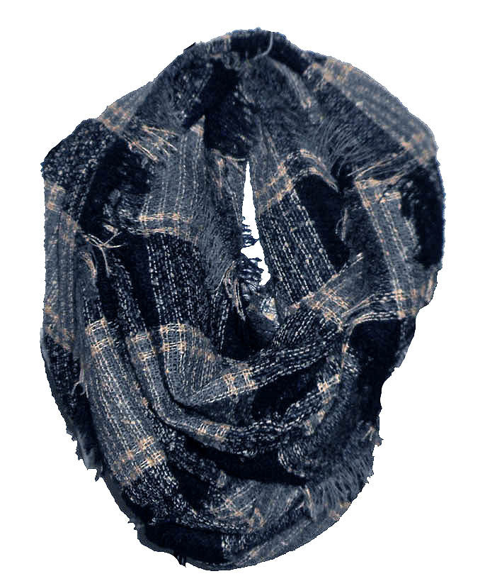 Navy Infinity Scarf