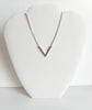 Silver Angle Necklace Set
