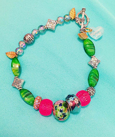 Rose in Bloom Toggle Bracelet
